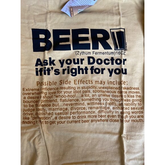 Crazy Shirts Men's 2018 Beer RX Cotton Tee Shirt in Gift Bag XXL NWT - Picture 3 of 7